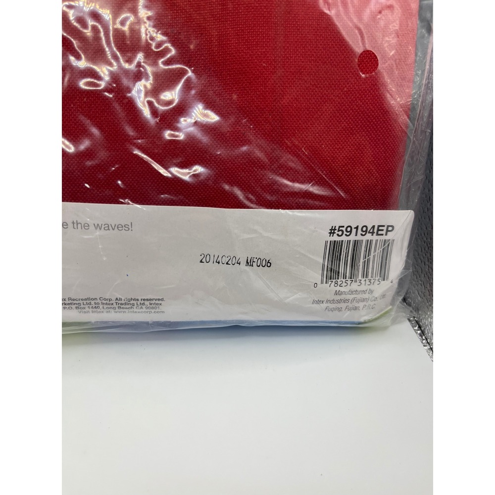 Intex Rider Canvas Surf Rider One Rider Blue Red Adults Only 45x29 - Picture 4 of 7